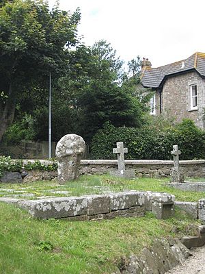 Ancient cross in the grounds of Madron church - geograph.org.uk - 1416688