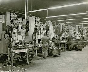 Armory mechanical presses in the mid-20th century, Springfield Armory