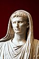August com a "Pontifex maximus" (detall) (finals s. I aC), Museu Nacional Romà (Palau Massimo), Roma