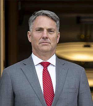 Australian Minister for Defence Richard Marles at the Pentagon, Washington, D.C., Aug. 5, 2024 - 5 (cropped).jpg