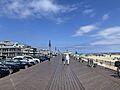 Belmar boardwalk looking north at 13th Avenue