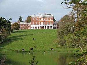 Bicton House over the lake in Bicton Park - geograph.org.uk - 1564105