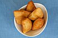 Bowl of mandazi