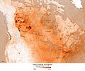 Carbon monoxide from fires in Canada ESA24926246