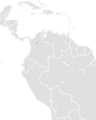Chestnut-capped Piha Range Map