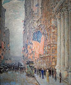 Childe Hassam Flags on the Waldorf Amon Carter Museum
