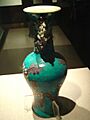 Chrysanthemum porcelain vase with three colors