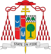 Coat of arms of Patrick Aloysius O'Boyle.svg