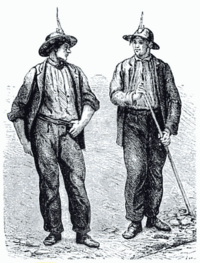 Cornish miners - 1866