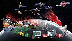 Cospas-Sarsat System Graphic