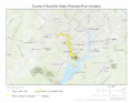 Course of Accotink Creek (Potomac River tributary)