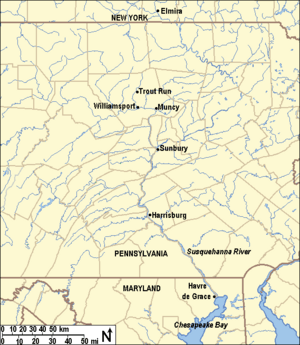 Daniel Hughes River Map