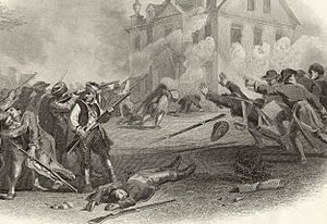 Detail, Battle of Germantown