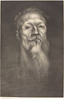 Eugène Carrière, Rodin, 1897, NGA 52488