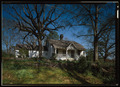 FRONT FACADE AND SURROUNDING LANDSCAPE. - Superintendent's House, County Road 203, Aldrich, Shelby County, AL HAER ALA,59-ALDR,3-2 (CT)