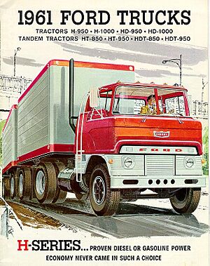 Ford truck 1961 ad