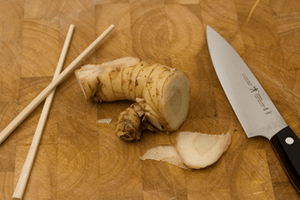 Galangal ready for preparation