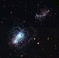 Hubble - infant galaxy
