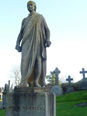 James Renwick statue, Old Town Cemetery (geograph 2723619).jpg