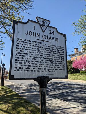 John Chavis historical marker Washington and Lee University Lexington VA April 2023 02