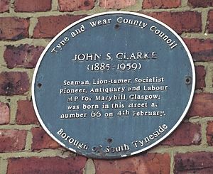 John Clarke plaque