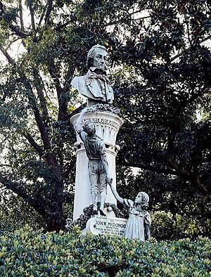 John McDonogh Statue, Lafayette Square, New Orleans, Louisiana
