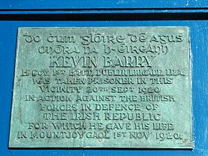 Kevin Barry Commemorative Plaque