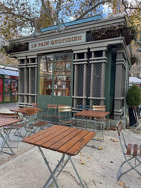 Le Pain Quotidien, Bryant Park