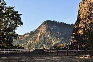Looking across Columbia River from Mitchell Point Overlook 03