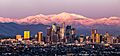 Los Angeles with Mount Baldy