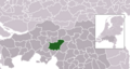 Map - NL - Municipality code 0855 (2021)