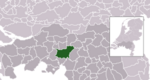 Location of Tilburg