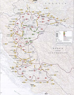 Map 49 - Croatia - Operation Oluja, 4-8 August 1995