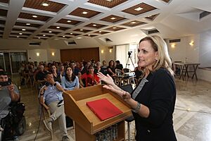 Marlee Matlin at Maiersdorf Conference Center in Israel June 2017