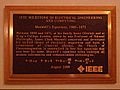 Maxwell IEEE Plaque KCL