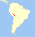 Mazama chunyi distribution