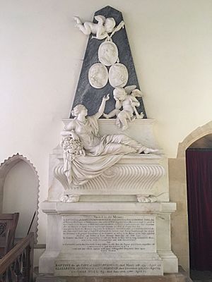 Memorial to Baptist Noel, 4th Earl of Gainsborough