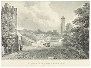 NEWENHAM(1830) p117 DUBLIN - CLONDALKIN CASTLE & TOWER