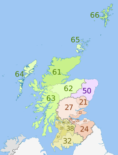 NUTS 3 regions of Scotland map.svg