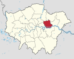 Newham shown within Greater London