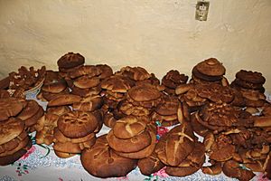 Pan de muerto en Texcoco, estado de México 2