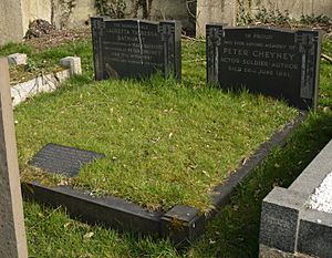 Peter Cheyney grave Putney Vale 2015