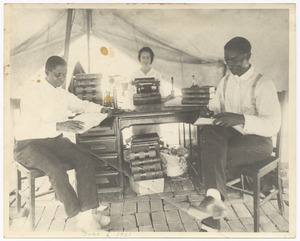 Photograph of B.C. Franklin, I.H. Spears, and Effie Thompson