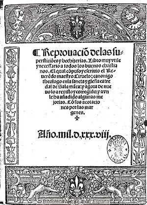 Reprouacio de las supersticioes y hechizerias 1538