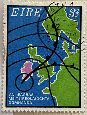 Robert Ballagh - first stamp - 1973 - World Met Org