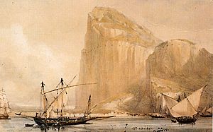 Rock of Gibraltar 1810