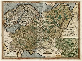 Russia Mercator 1595