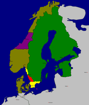 Scandinavia 1658