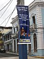 Sign for Three Kings Festival, Ciales, Puerto Rico