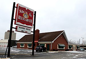 Sign of the Beefcarver restaurant Dearborn